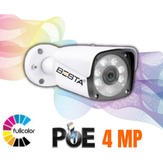 4MP 8 ATOM WARM LED IP POE Güvenlik Kamerası RML-1408